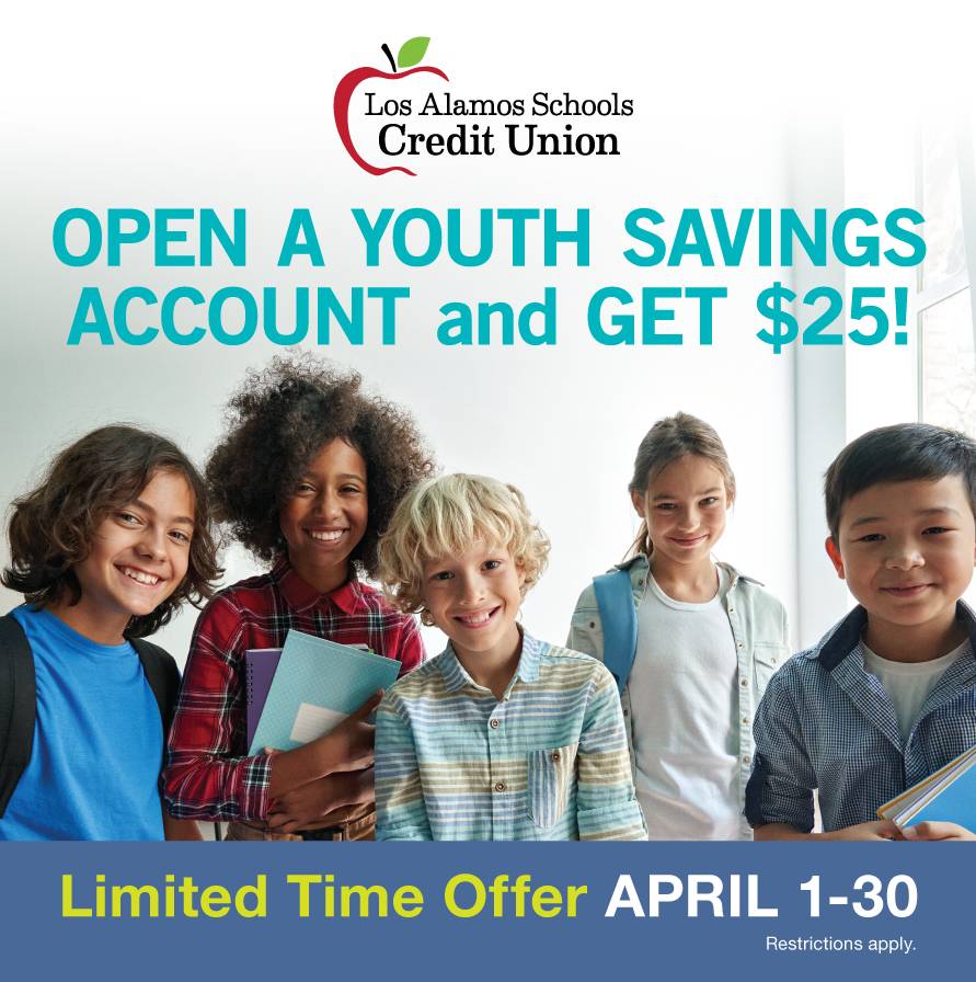 Los Alamos Schools Credit Union :: Youth Savings Account
